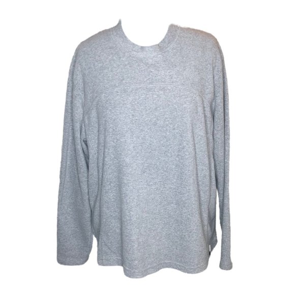 DKNY Gray Fleece Pullover - Picture 1 of 6